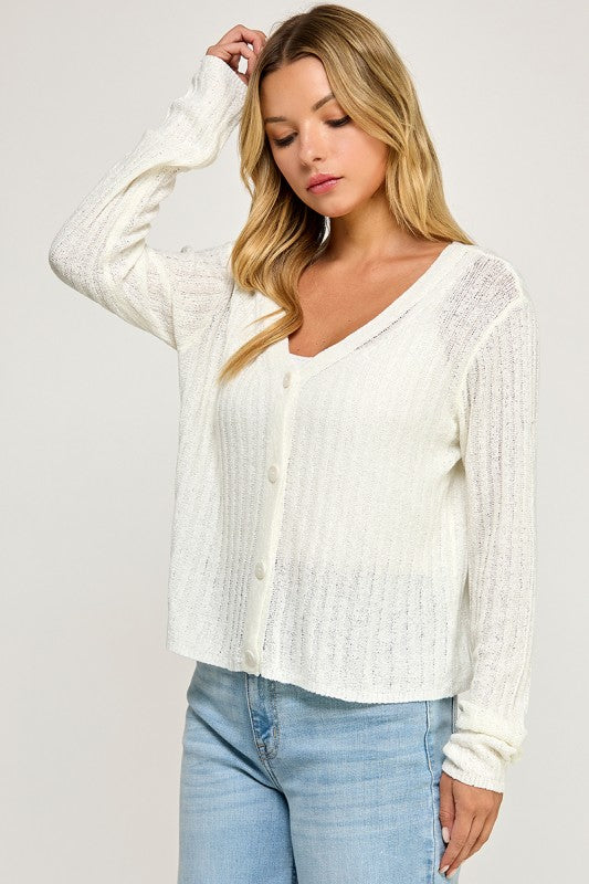 Must Have Button Cardigan