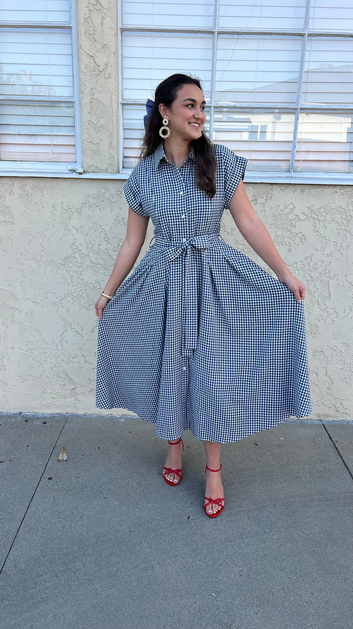 Classic Gingham Midi