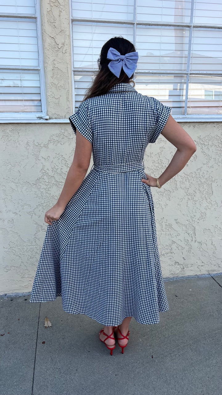 Classic Gingham Midi