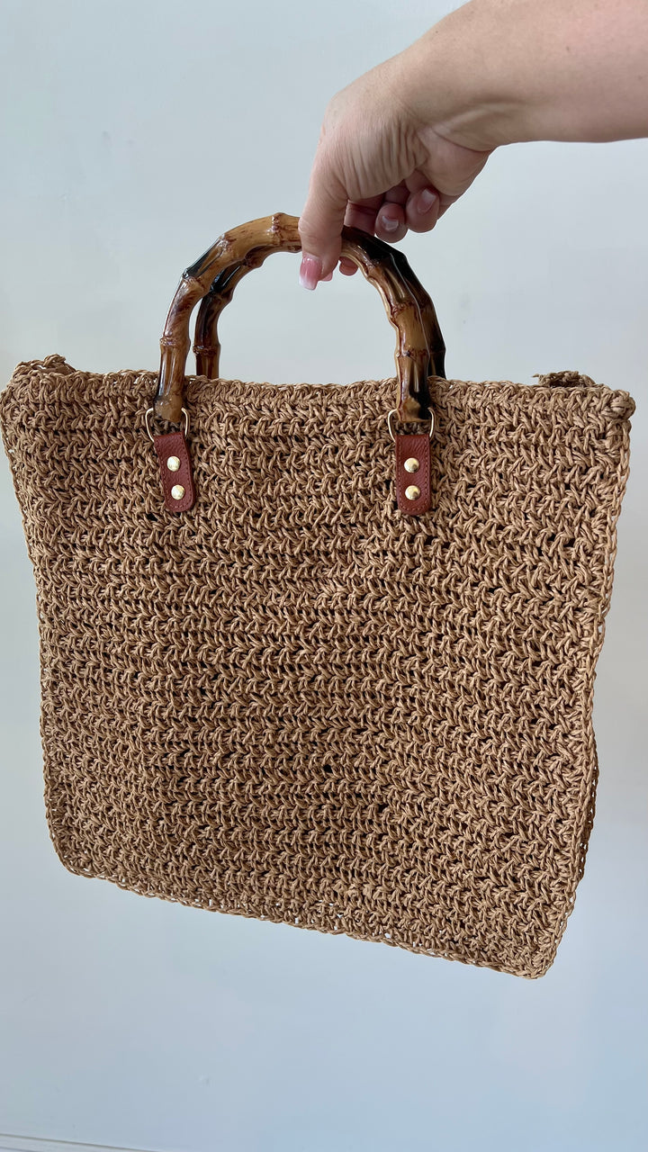 Bamboo Breeze Woven Tote
