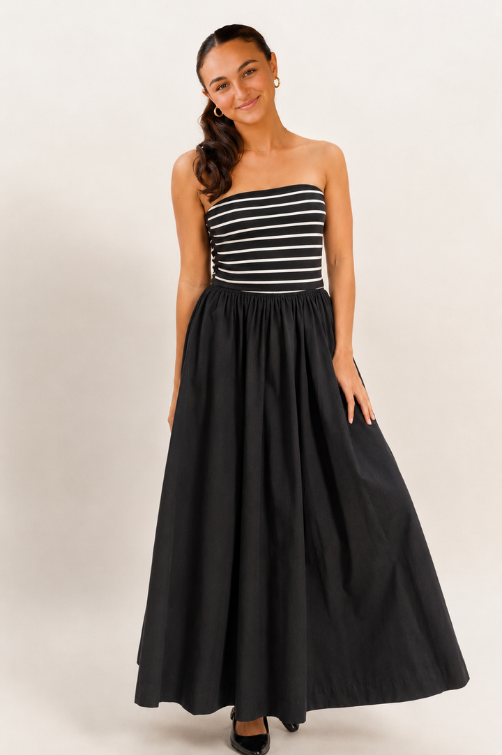 Riviera Strapless Maxi Dress