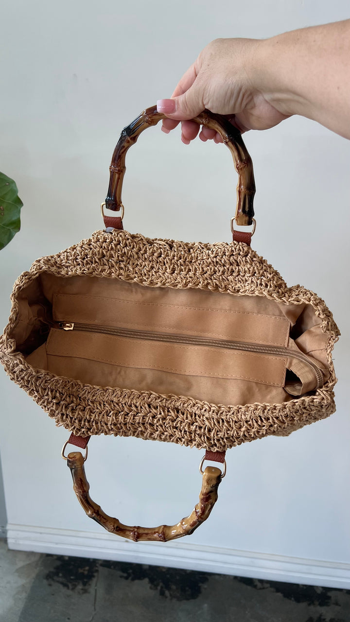 Bamboo Breeze Woven Tote