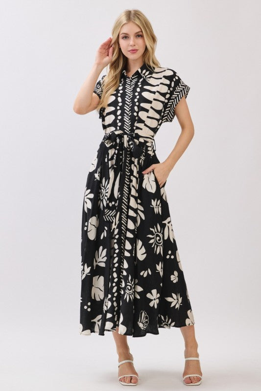 Palm Coast Midi Dress