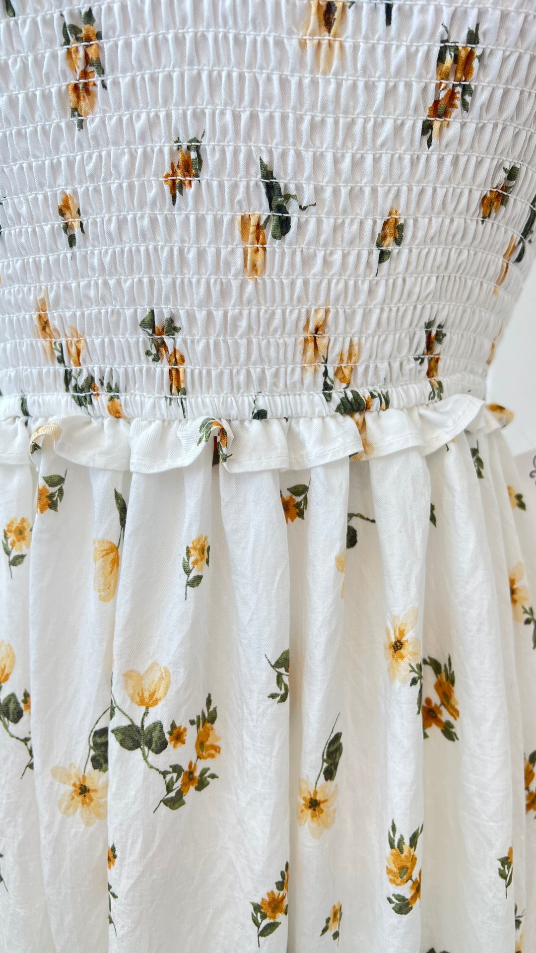 Marigold Floral Maxi Dress