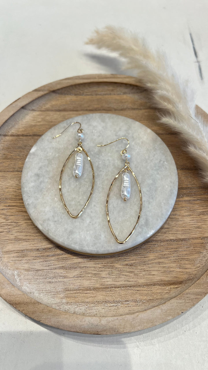 Luna Pearl Drop Earrings