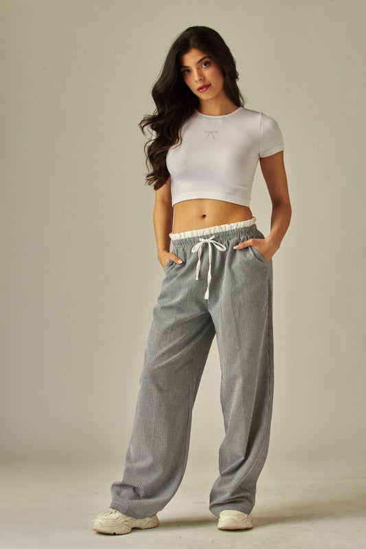 Gingham Pants