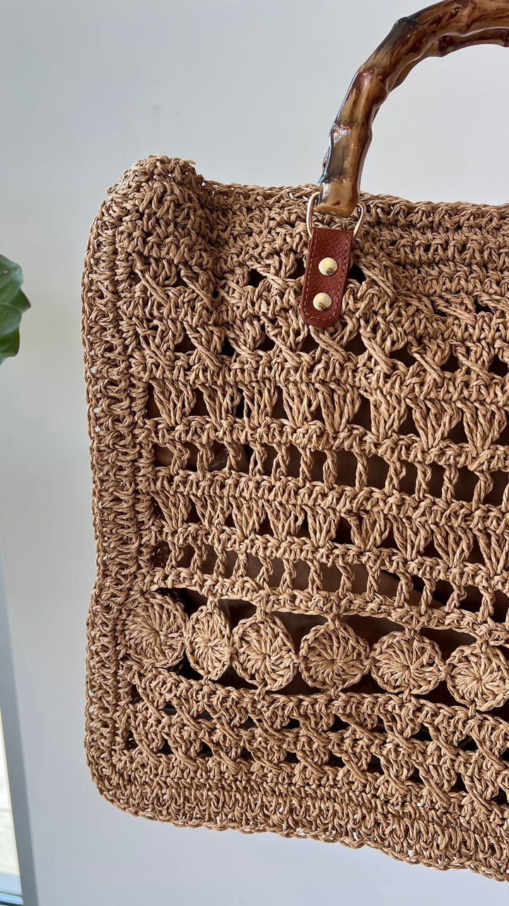Bamboo Breeze Woven Tote