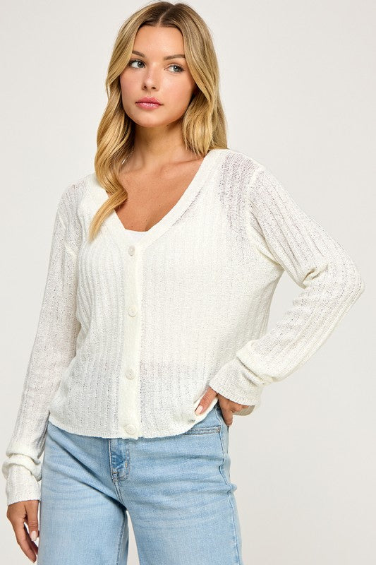 Must Have Button Cardigan