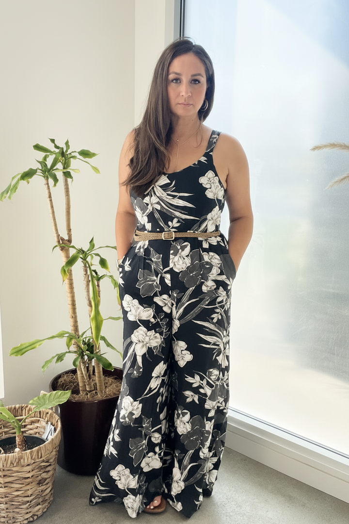 Monroe Floral Jumpsuit