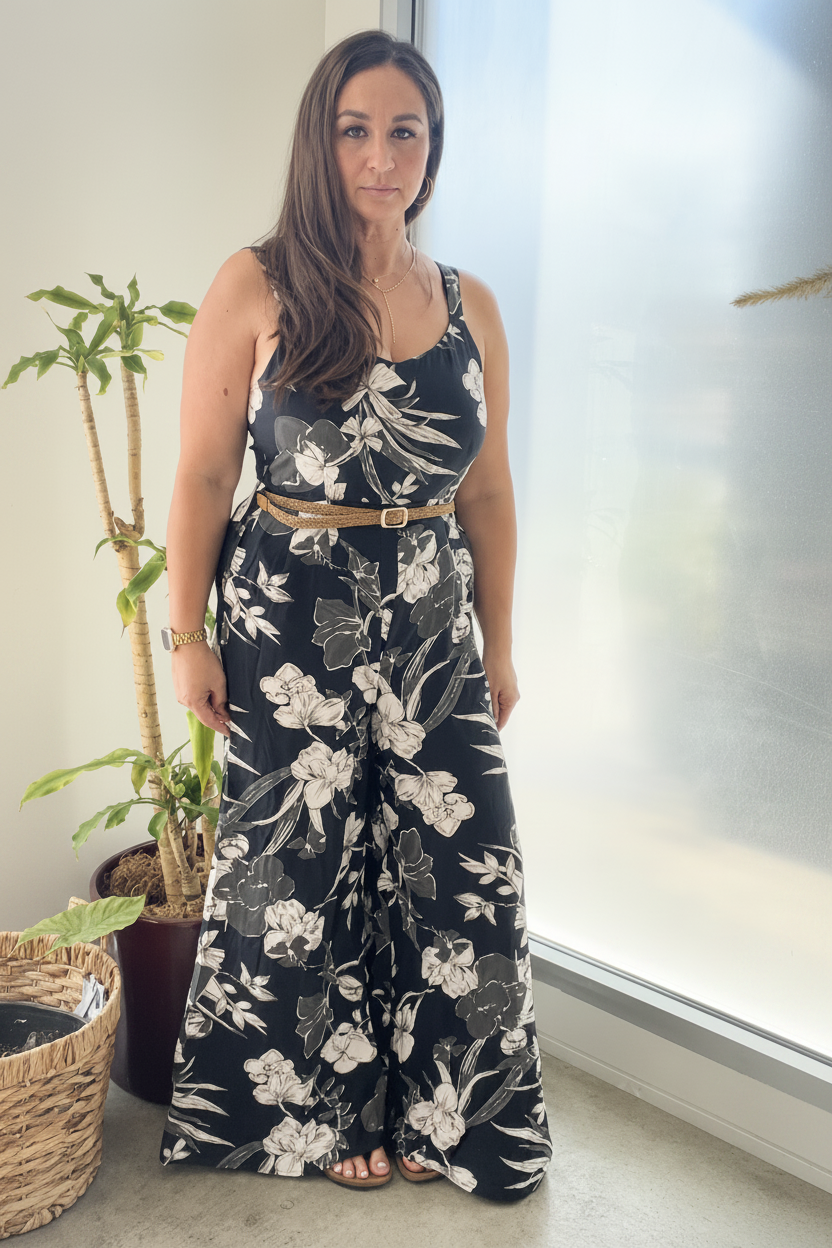 Monroe Floral Jumpsuit