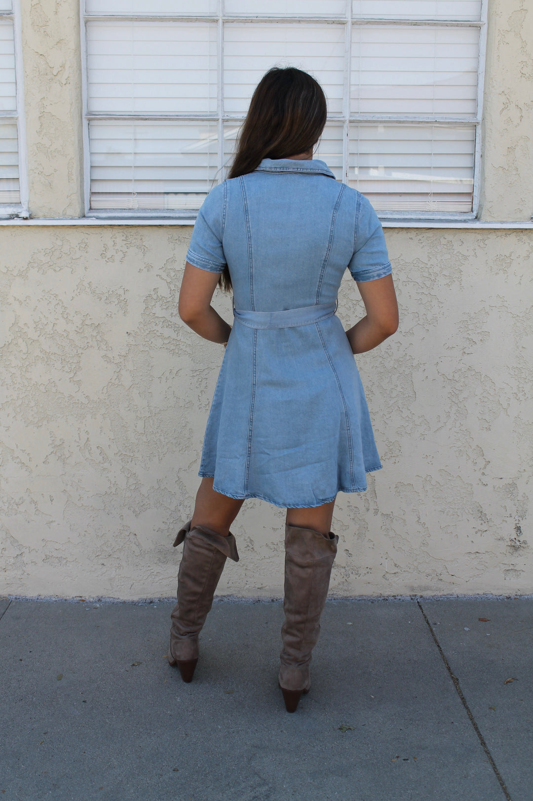 Delaney's Denim Shirt Dress
