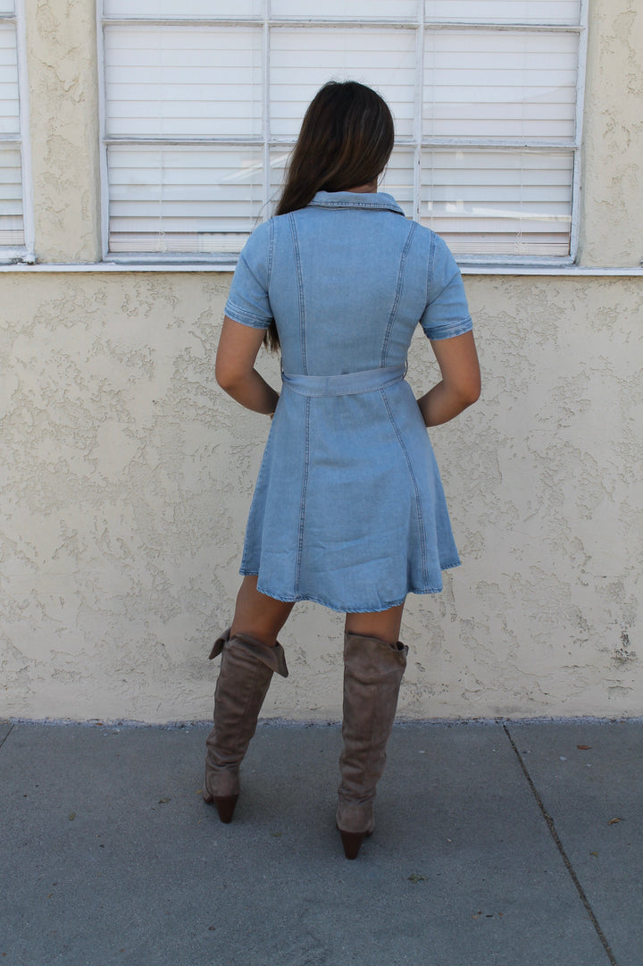 Delaney's Denim Shirt Dress