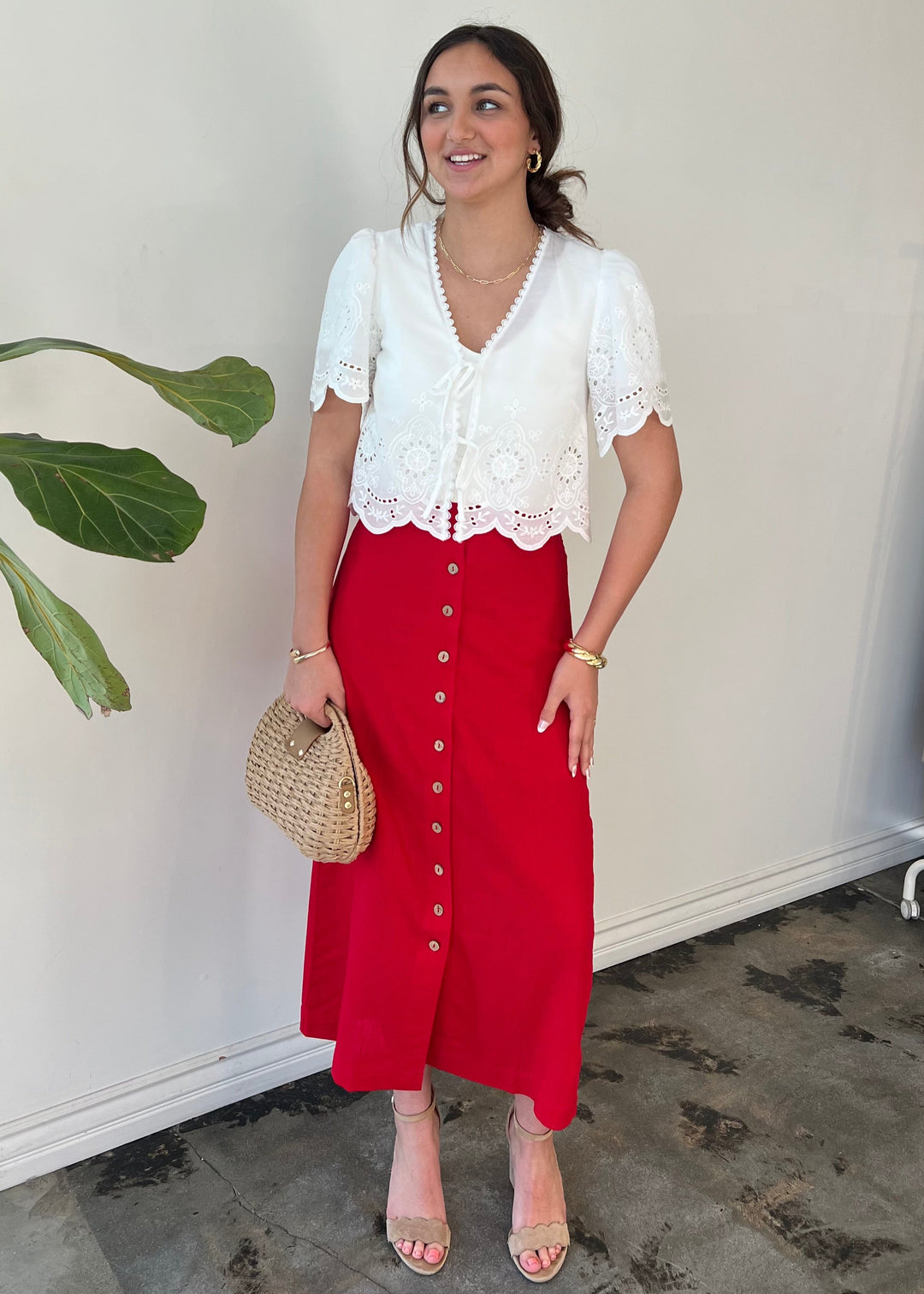 Cherry Lane Midi Skirt
