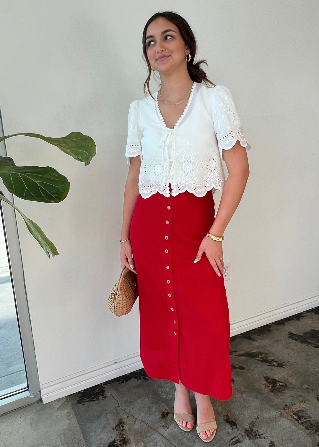 Cherry Lane Midi Skirt