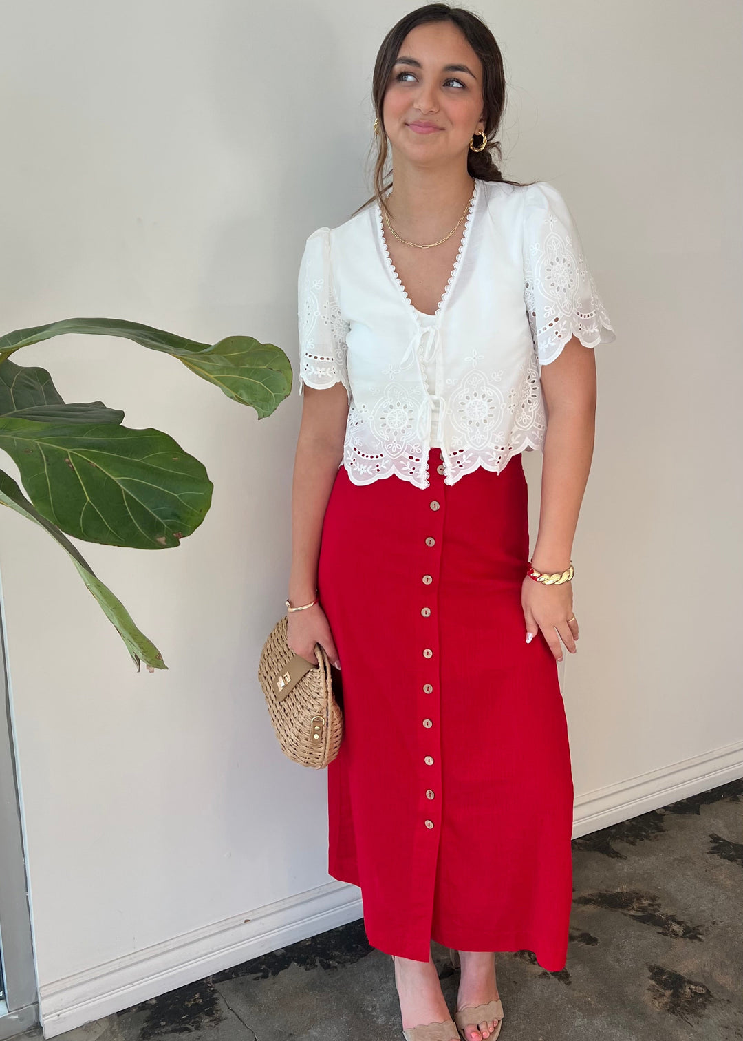 Cherry Lane Midi Skirt