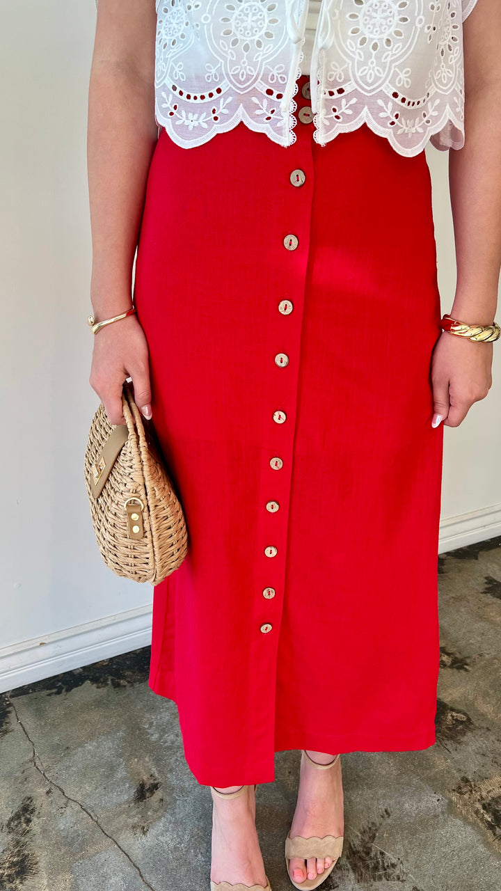 Cherry Lane Midi Skirt