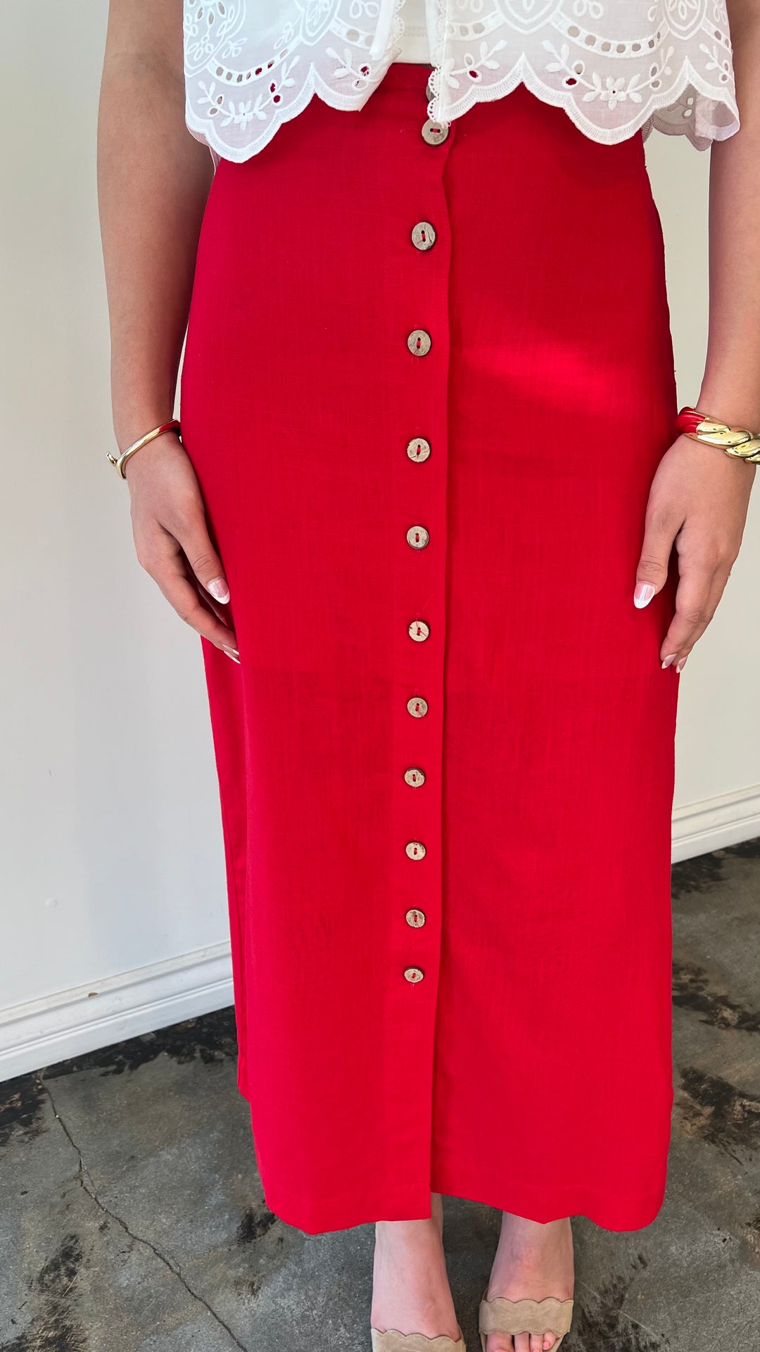 Cherry Lane Midi Skirt