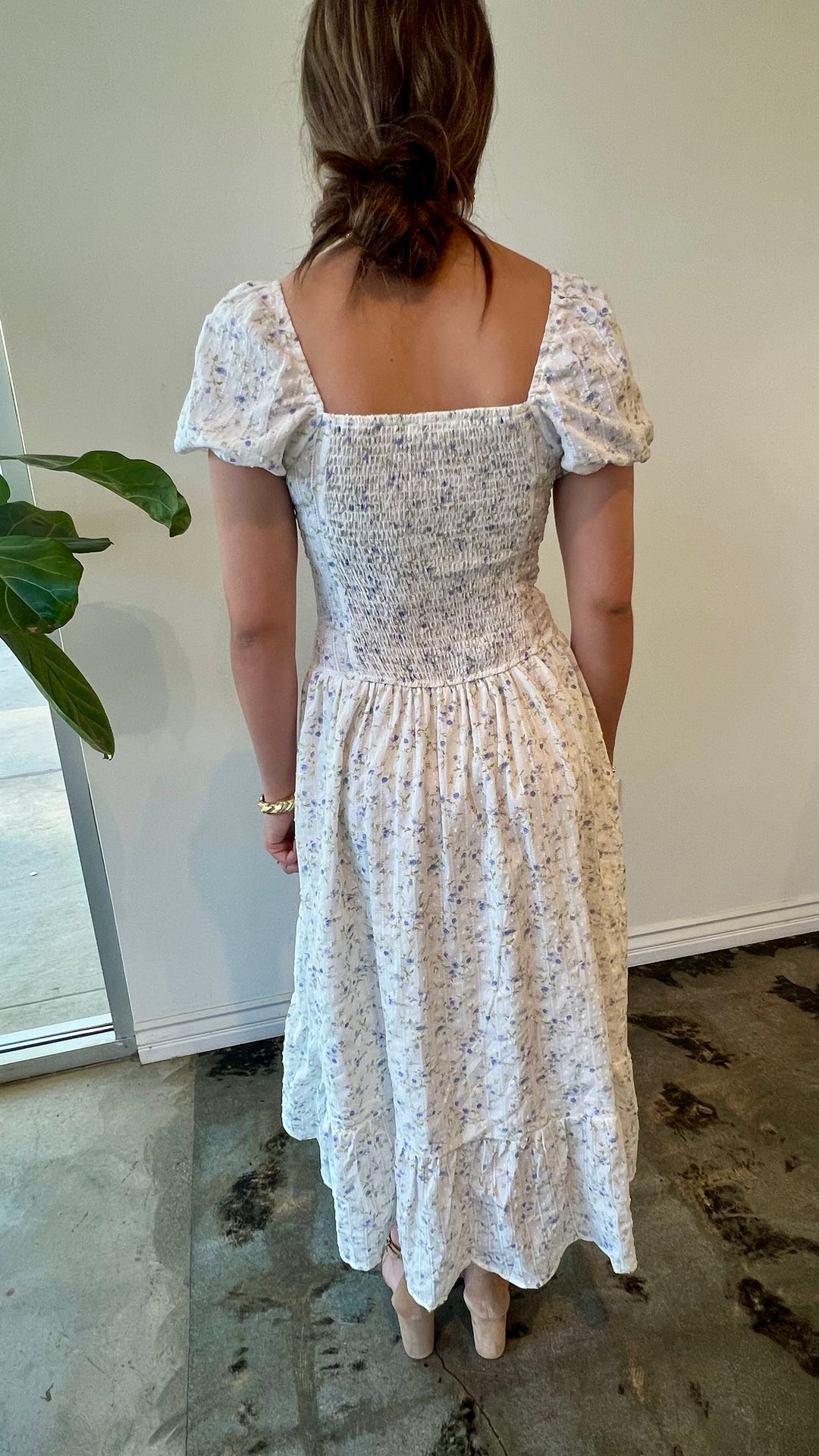 Bluebell Meadow Midi Dress