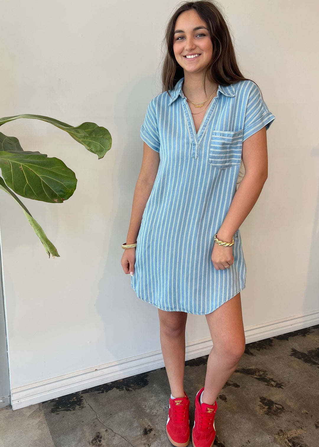 Sunday Stroll Shirt Dress