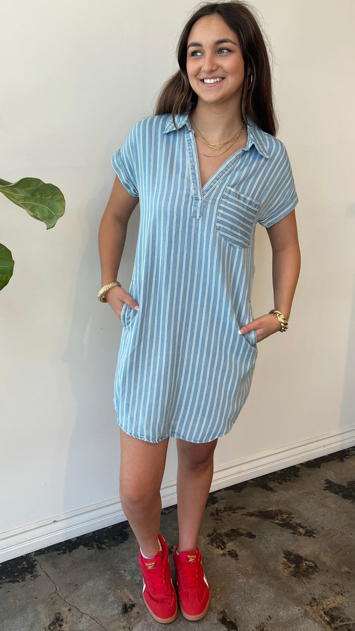 Sunday Stroll Shirt Dress