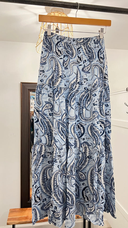 Paisley Maxi Skirt