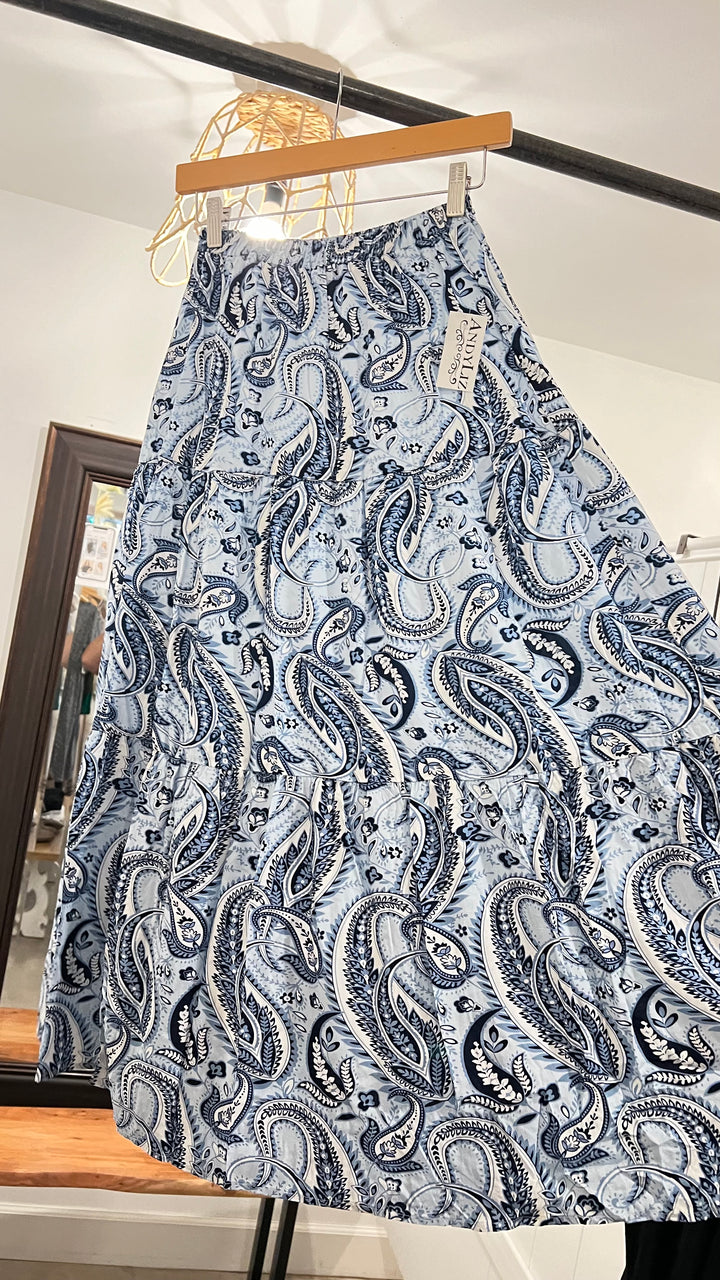Paisley Maxi Skirt