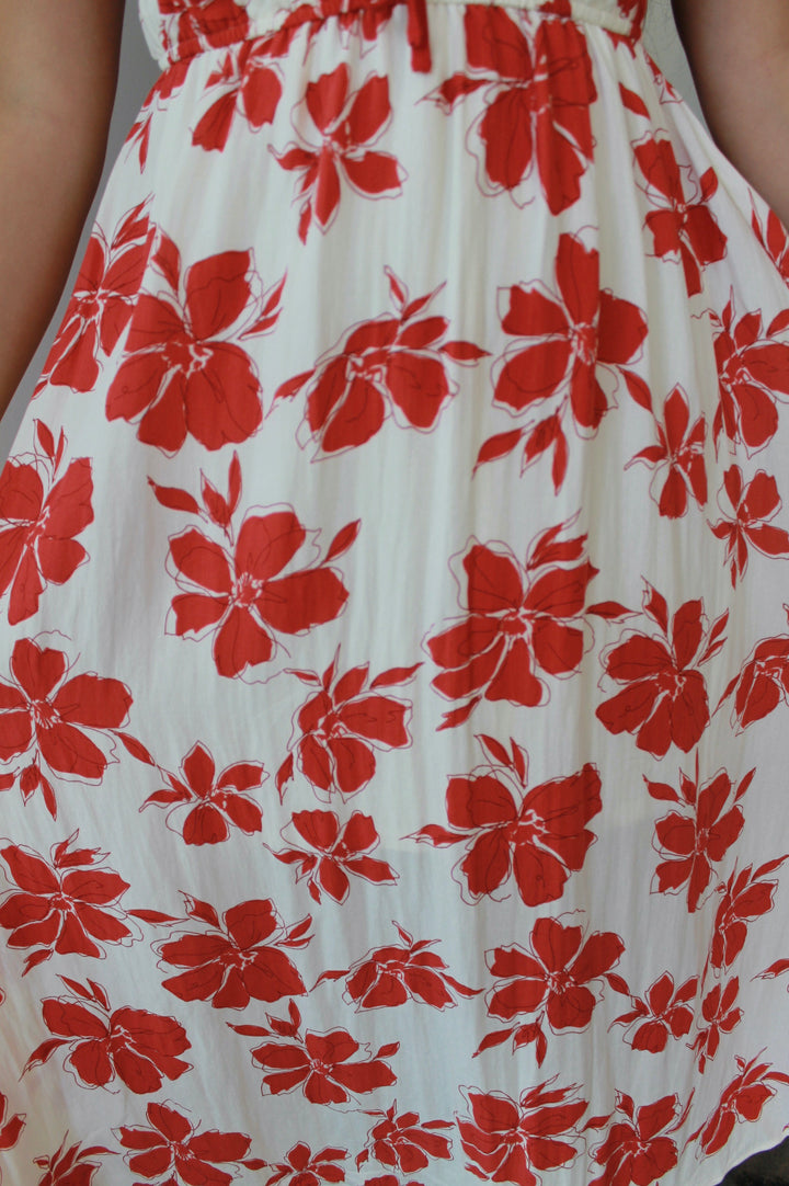 Stunning Hibiscus Midi
