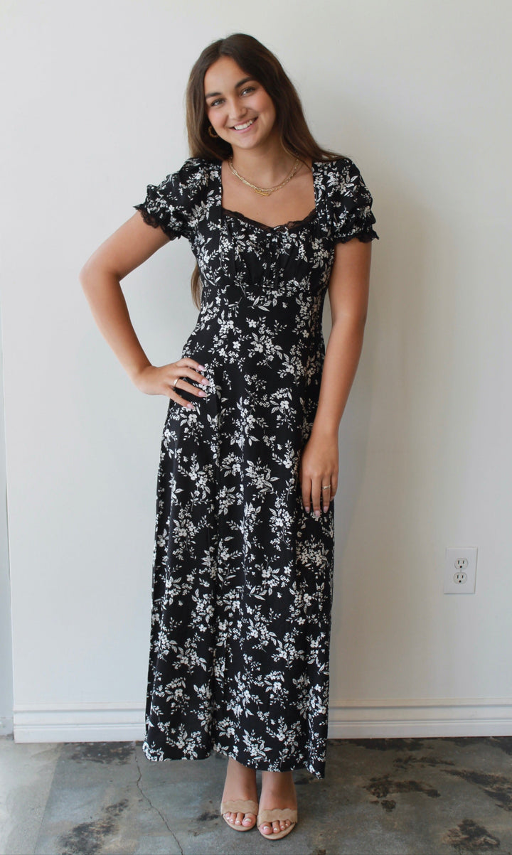 Evening Bloom Maxi Dress