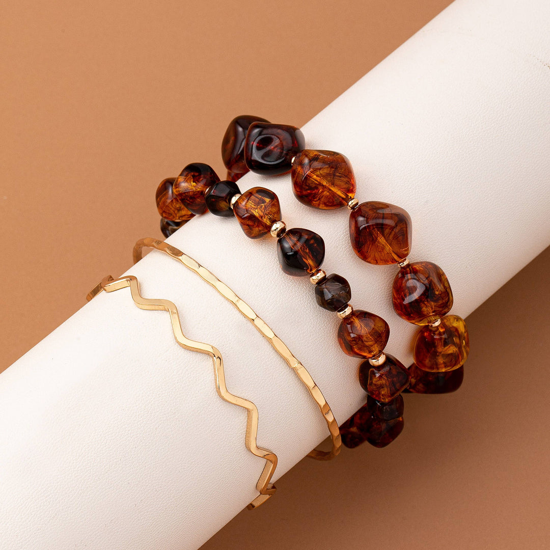 Amber Bracelet Set
