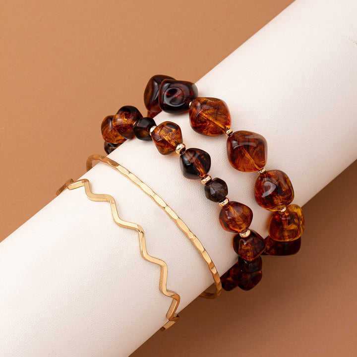 Amber Bracelet Set