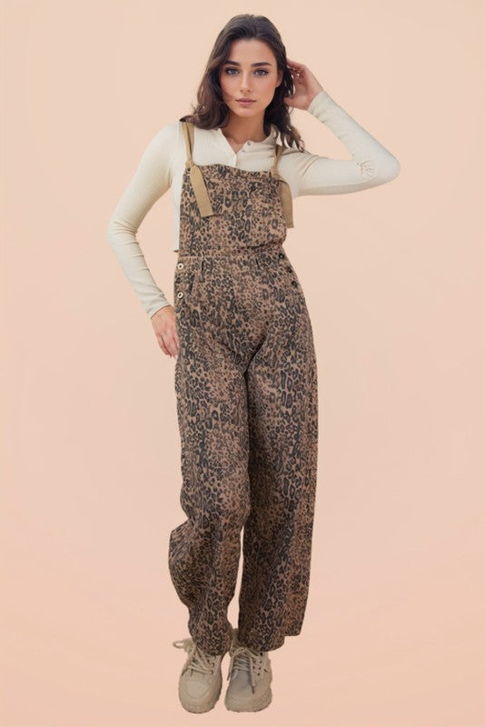 Leopard Overalls