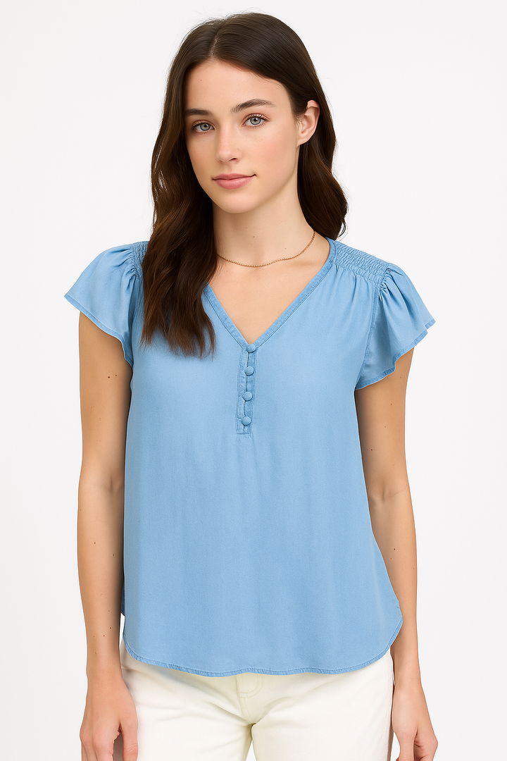Willow Chambray Top