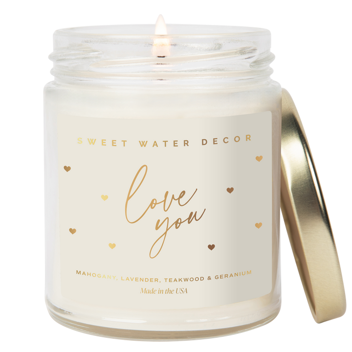 *NEW* Love You 9 oz Candle - Valentine's Day & Home Decor