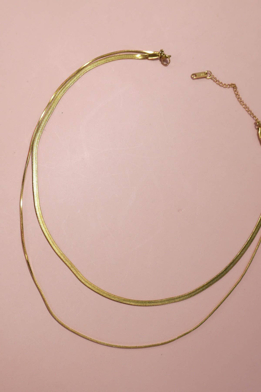 STAINLESS STEEL TARNISH FREE  MULTI LAYER NECKLACE | 40NK315
