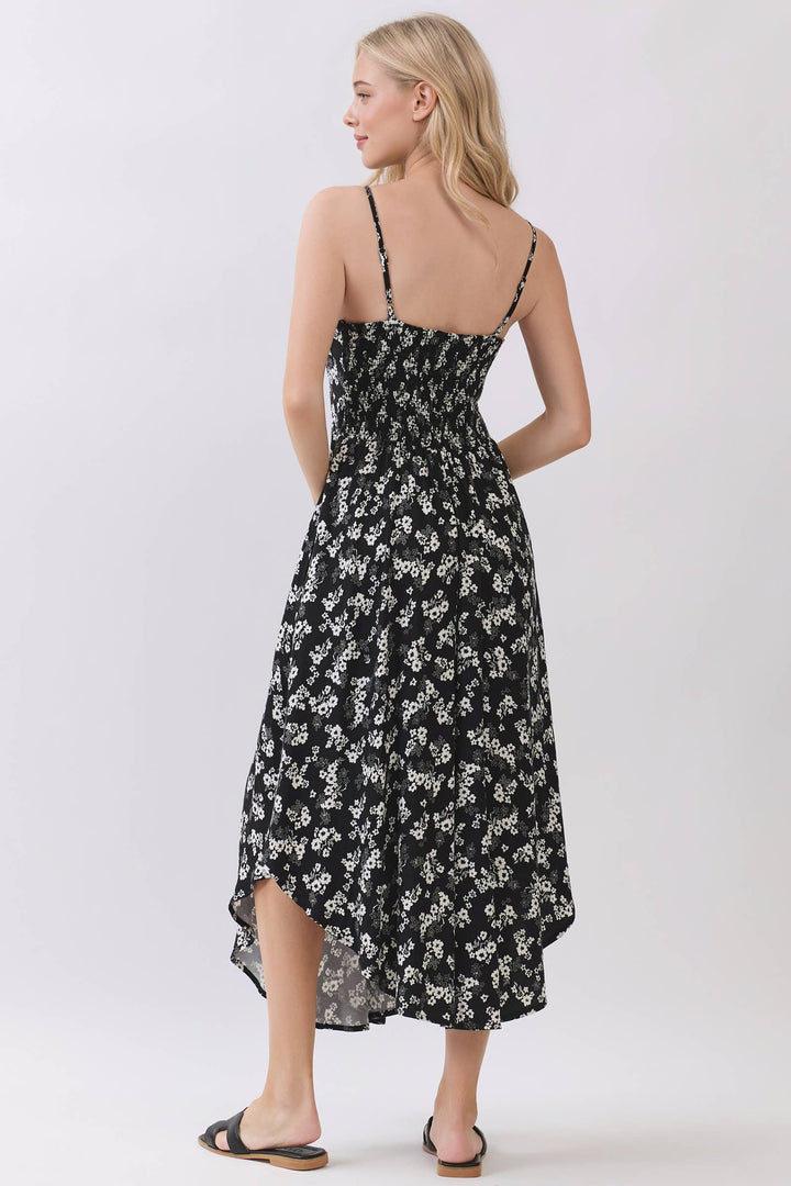 Melanie’s Black Floral Dress