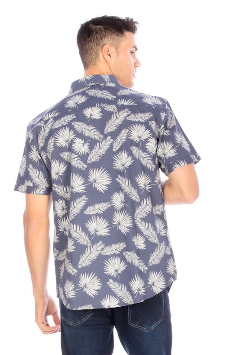 Men's Slate Button Up