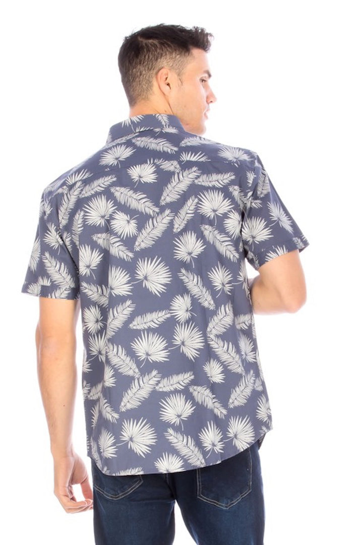 Men's Slate Button Up