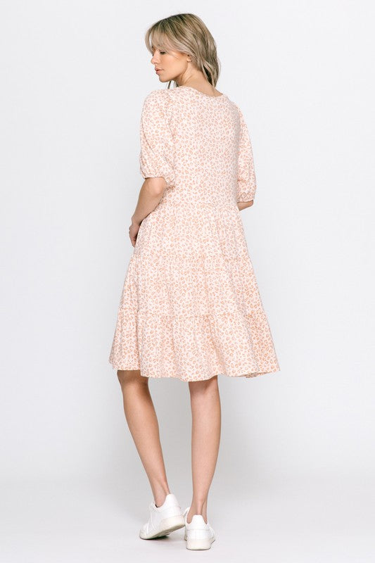 Lexi's Leopard Tiered Dress